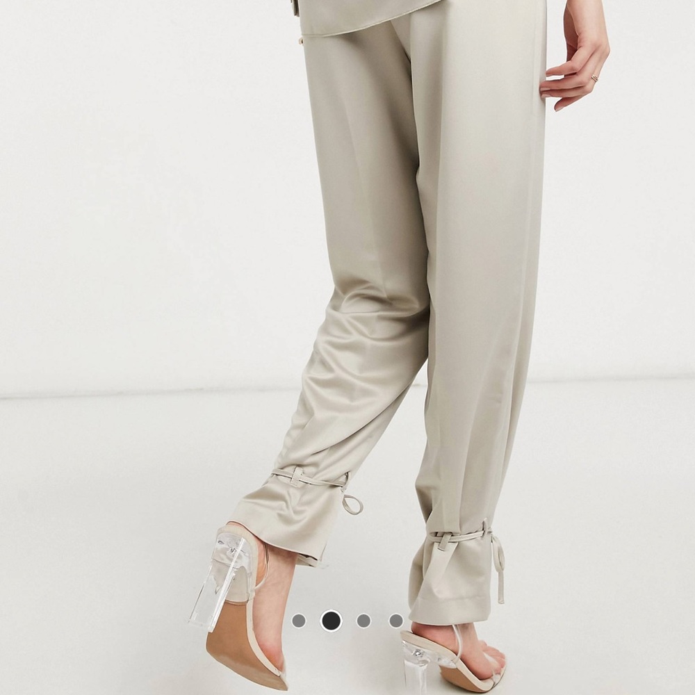 Cuffed tailored pants - Picture 2 of 4